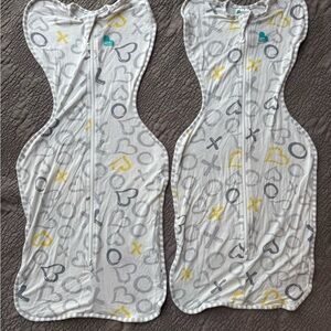 Love To Dream SwaddleUp Silky-Lux Lite Sleep Sacks - Neutral Set of 2, Medium